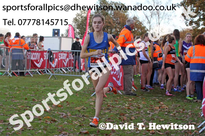 junior womens  National Cross Country Relays. Photo: David T. Hewitson/Sports for All Pics